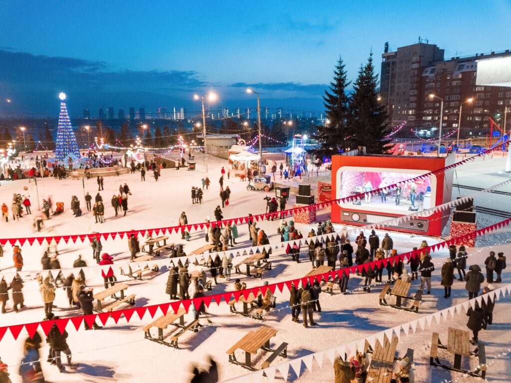 Каток на Театральной площади